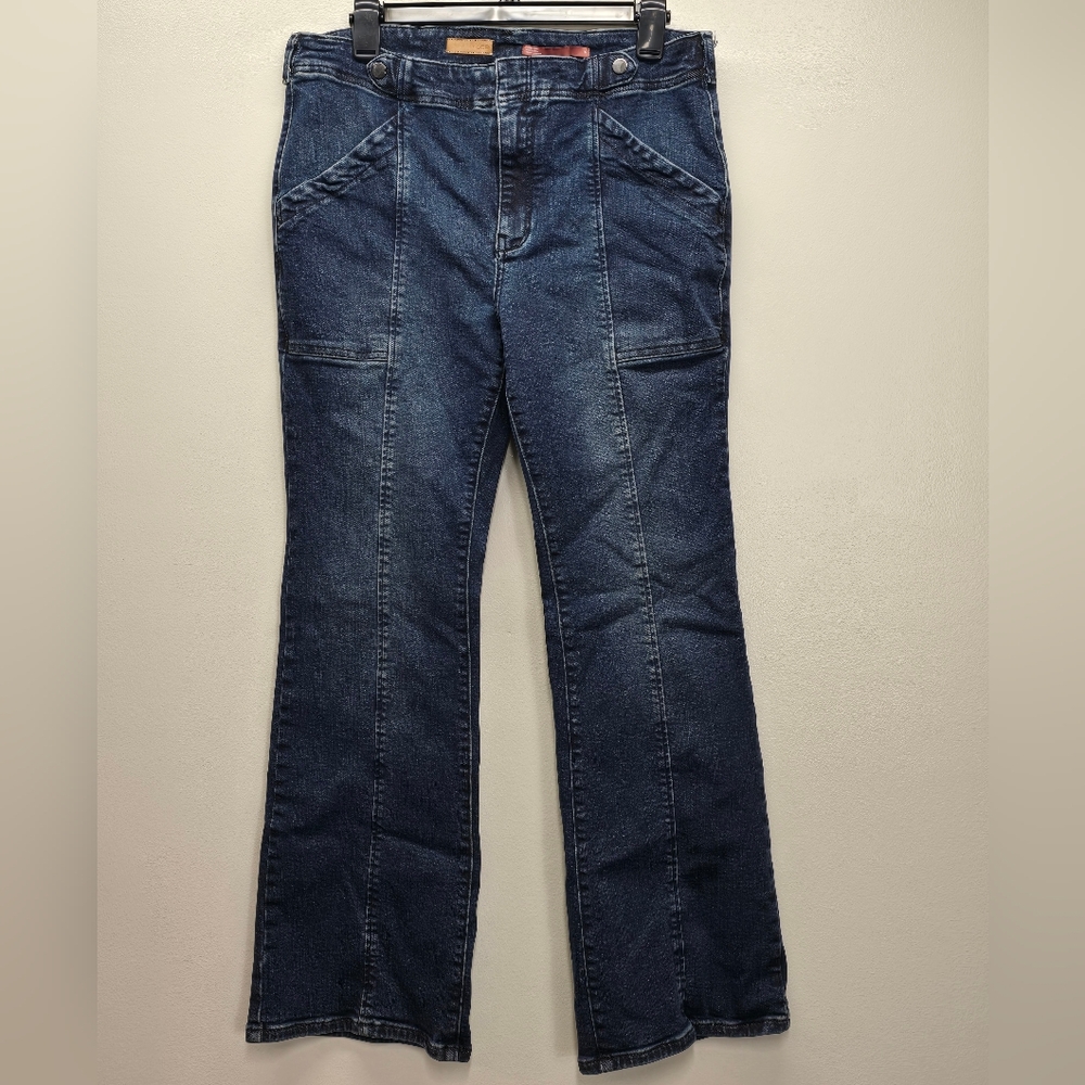 Dark Blue Women's Jeans - Classic Straight Leg